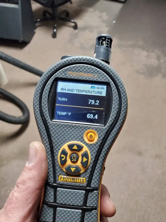 Moisture meter humidity assessment for Fire & Smoke Damage Restoration in Whitehall